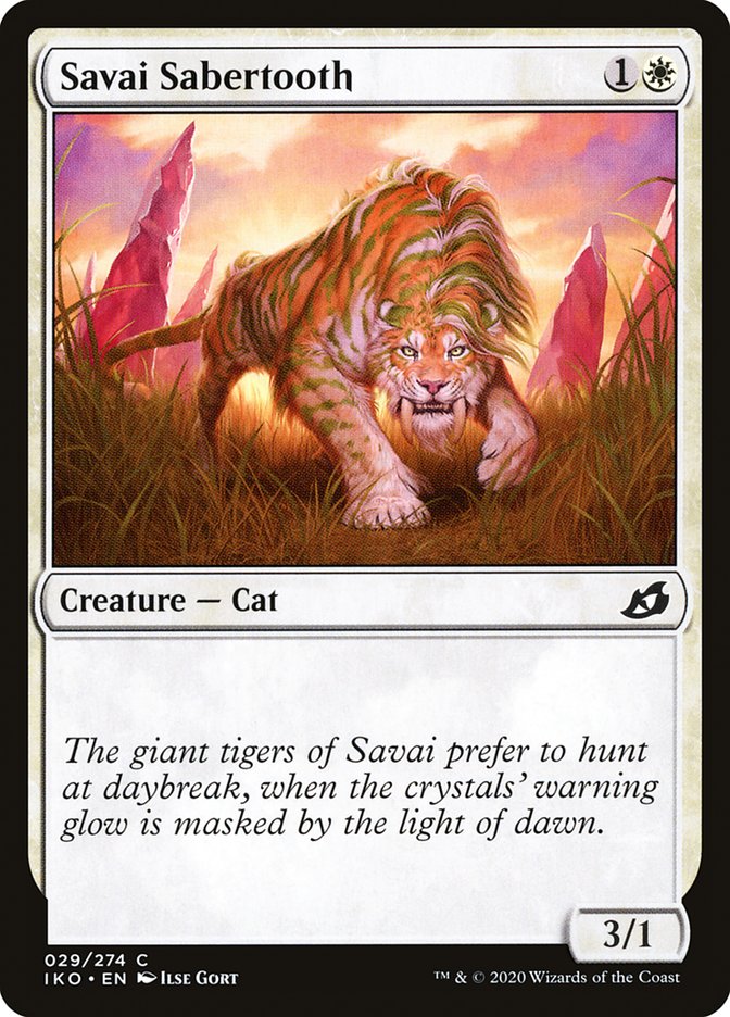 Savai Sabertooth [Ikoria: Lair of Behemoths] | Card Merchant Takapuna