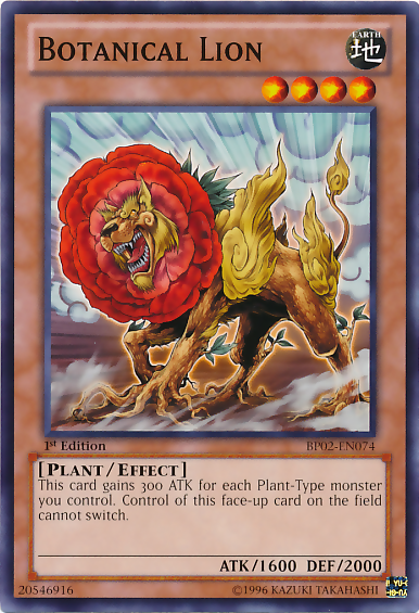 Botanical Lion [BP02-EN074] Mosaic Rare | Card Merchant Takapuna