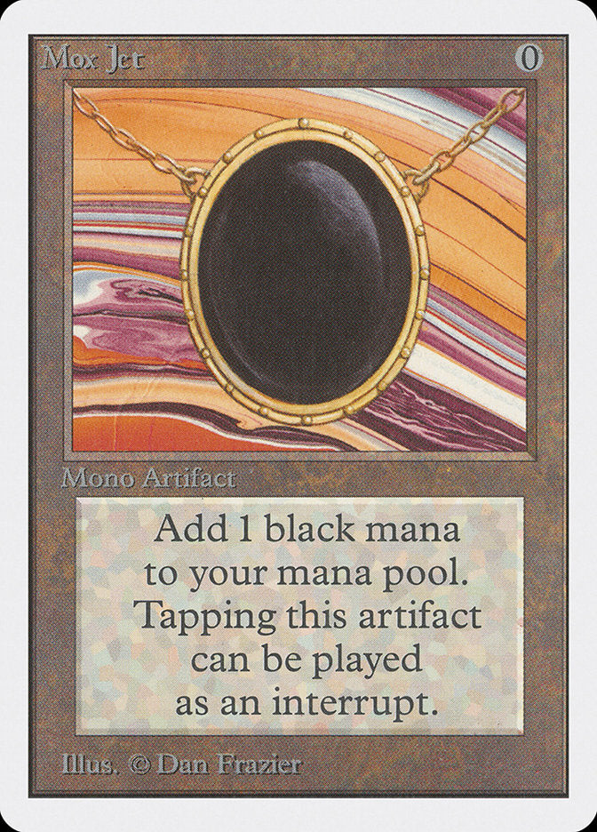 Mox Jet [Unlimited Edition] | Card Merchant Takapuna