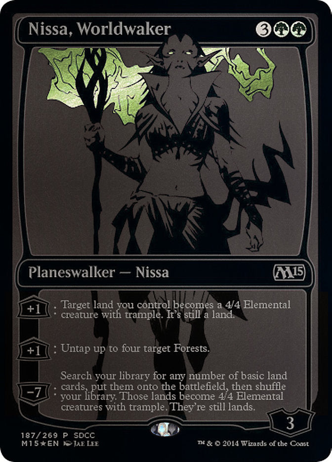 Nissa, Worldwaker [San Diego Comic-Con 2014] | Card Merchant Takapuna