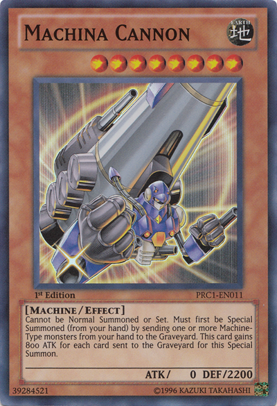 Machina Cannon [PRC1-EN011] Super Rare | Card Merchant Takapuna