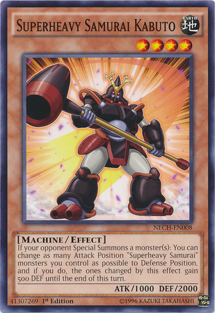 Superheavy Samurai Kabuto [NECH-EN008] Common | Card Merchant Takapuna