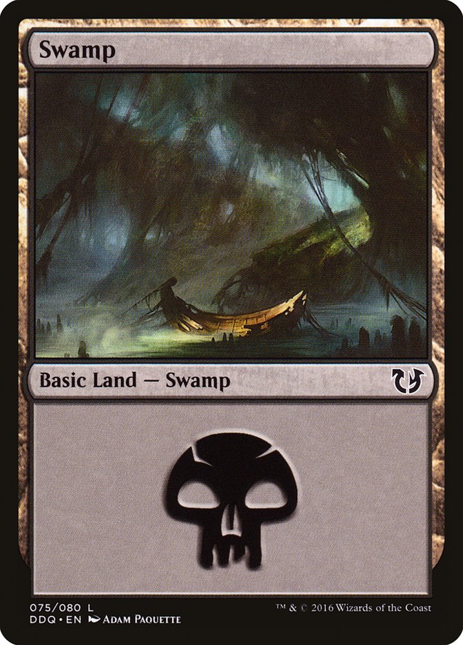 Swamp (75) [Duel Decks: Blessed vs. Cursed] | Card Merchant Takapuna