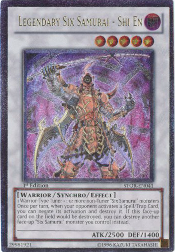 Legendary Six Samurai - Shi En [STOR-EN041] Ultimate Rare | Card Merchant Takapuna