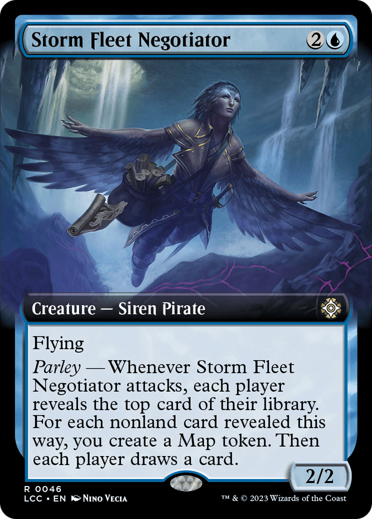 Storm Fleet Negotiator (Extended Art) [The Lost Caverns of Ixalan Commander] | Card Merchant Takapuna