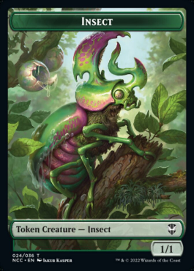 Ogre // Insect Double-Sided Token [Streets of New Capenna Commander Tokens] | Card Merchant Takapuna