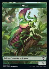 Ogre // Insect Double-Sided Token [Streets of New Capenna Commander Tokens] | Card Merchant Takapuna