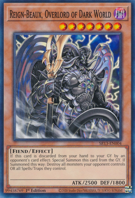 Reign-Beaux, Overlord of Dark World [SR13-EN004] Common | Card Merchant Takapuna