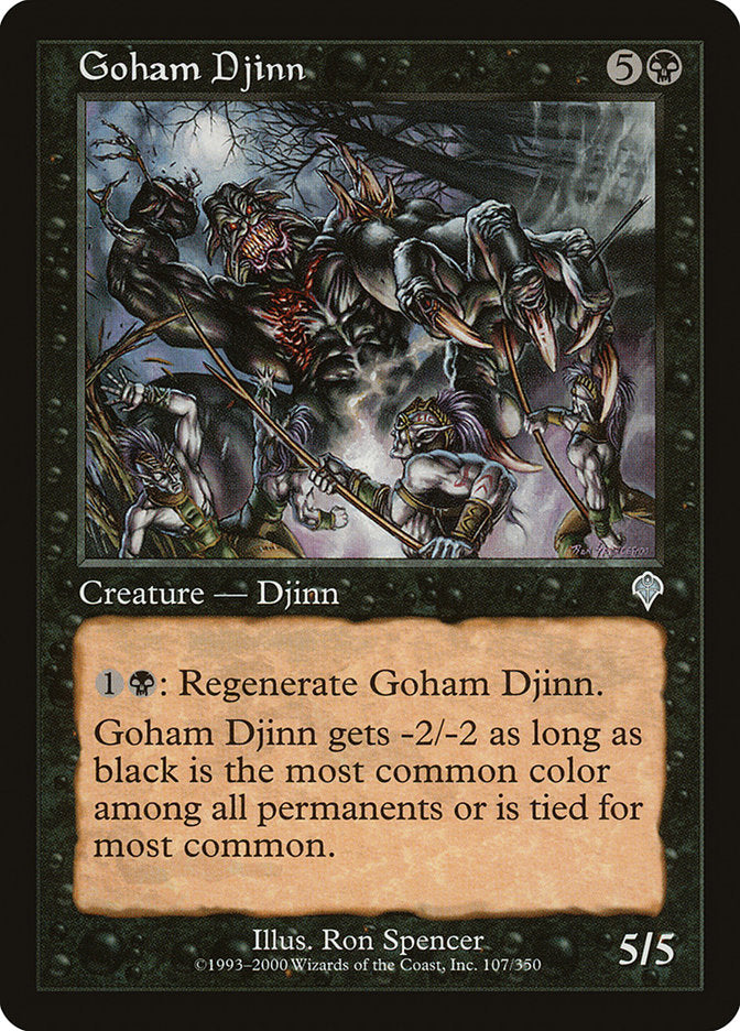 Goham Djinn [Invasion] | Card Merchant Takapuna