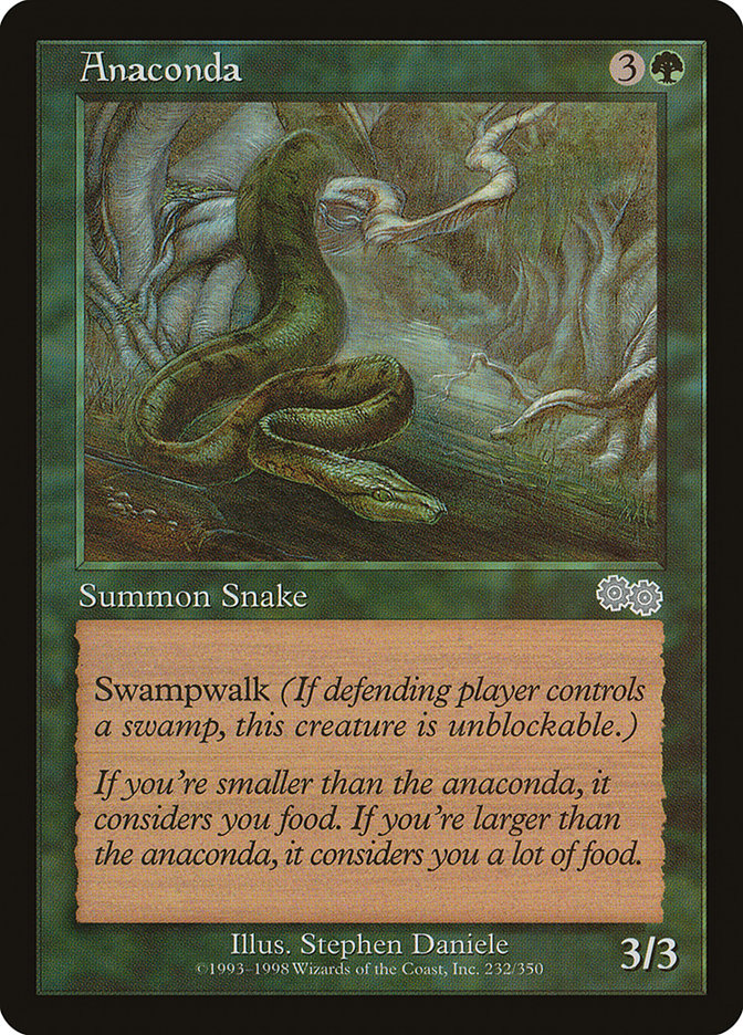 Anaconda [Urza's Saga] | Card Merchant Takapuna