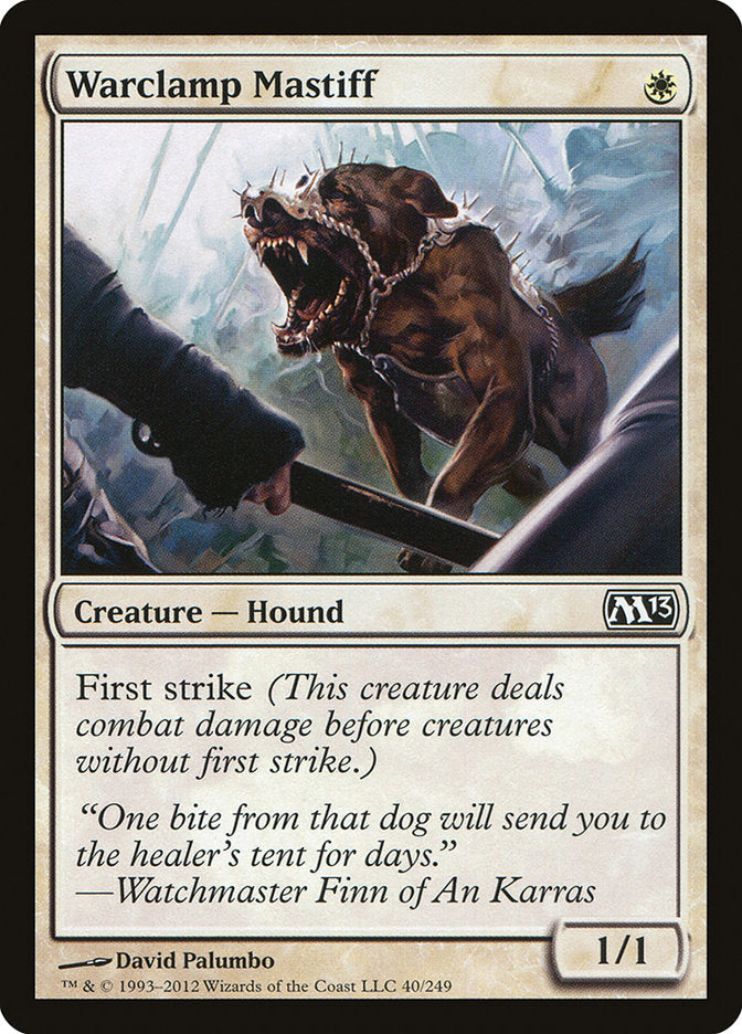 Warclamp Mastiff [Magic 2013] | Card Merchant Takapuna