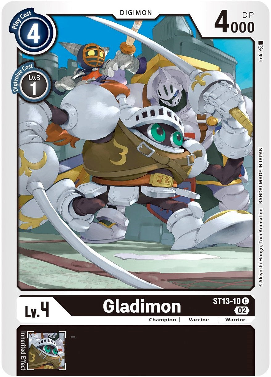 Gladimon [ST13-10] [Starter Deck: Ragnaloardmon] | Card Merchant Takapuna