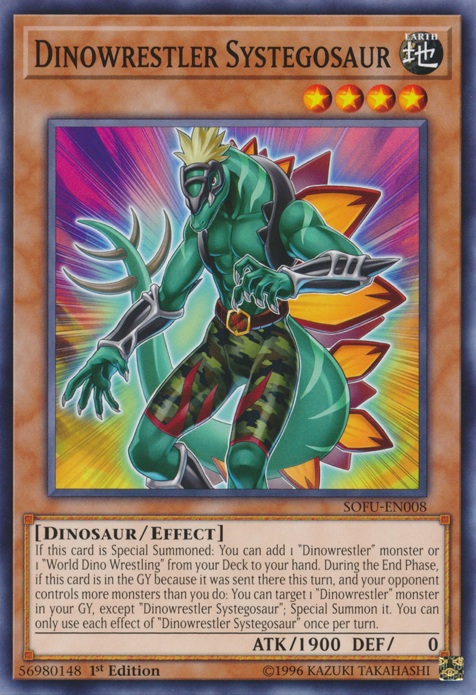 Dinowrestler Systegosaur [SOFU-EN008] Common | Card Merchant Takapuna