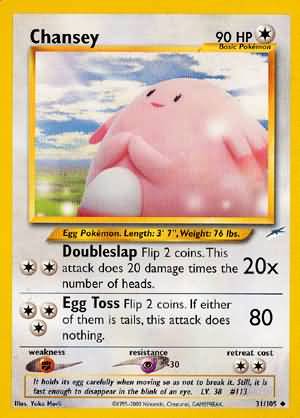 Chansey (31/105) [Neo Destiny Unlimited] | Card Merchant Takapuna