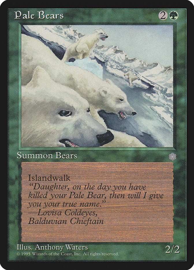 Pale Bears [Ice Age] | Card Merchant Takapuna