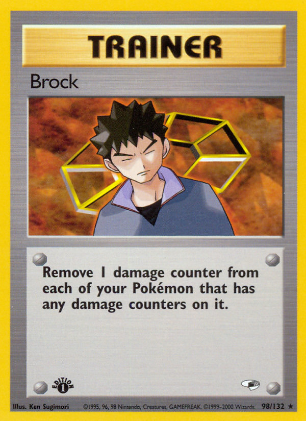 Brock (98/132) [Gym Heroes 1st Edition] | Card Merchant Takapuna