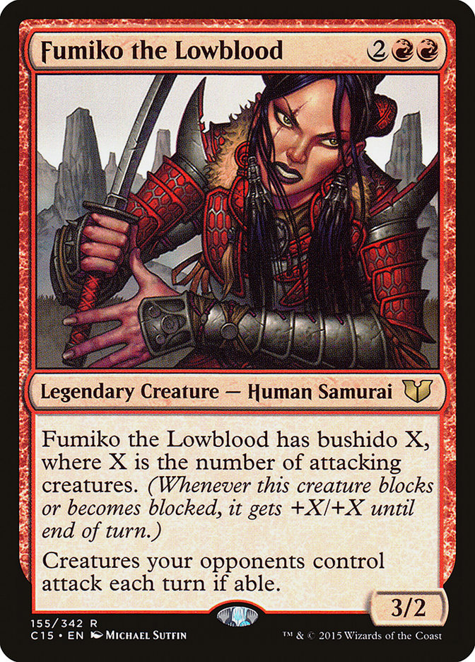 Fumiko the Lowblood [Commander 2015] | Card Merchant Takapuna