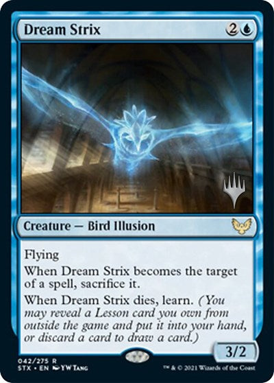 Dream Strix (Promo Pack) [Strixhaven: School of Mages Promos] | Card Merchant Takapuna