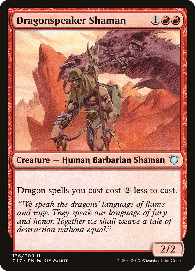 Dragonspeaker Shaman [Commander 2017] | Card Merchant Takapuna