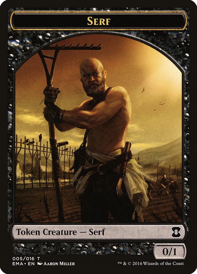 Serf Token [Eternal Masters Tokens] | Card Merchant Takapuna