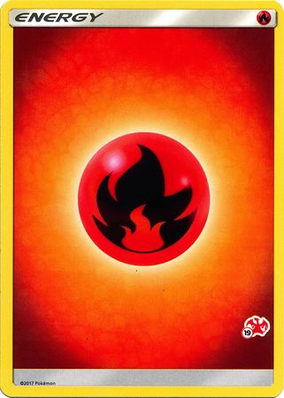 Fire Energy (Charizard Stamp #19) [Battle Academy 2020] | Card Merchant Takapuna