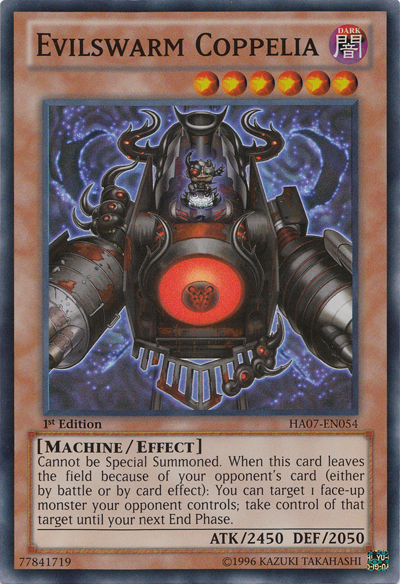 Evilswarm Coppelia [HA07-EN054] Super Rare | Card Merchant Takapuna