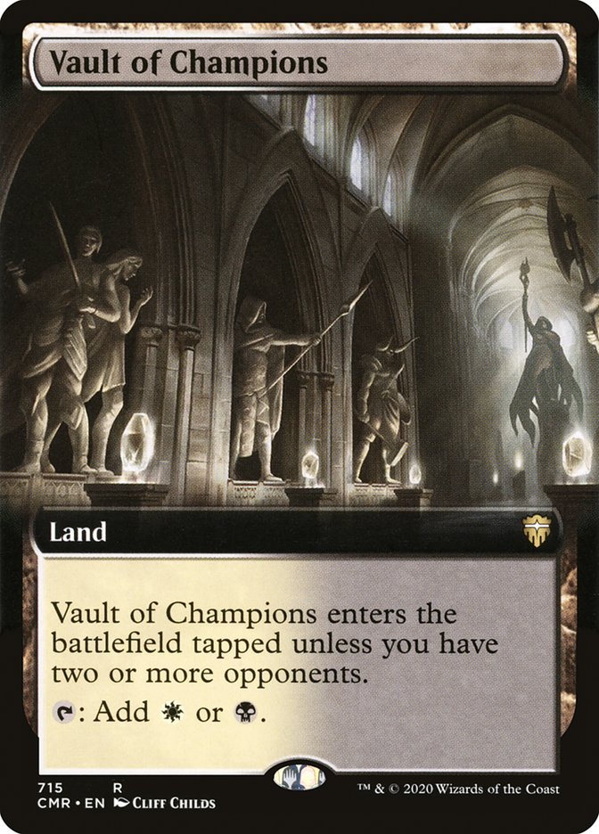 Vault of Champions (Extended Art) [Commander Legends] | Card Merchant Takapuna