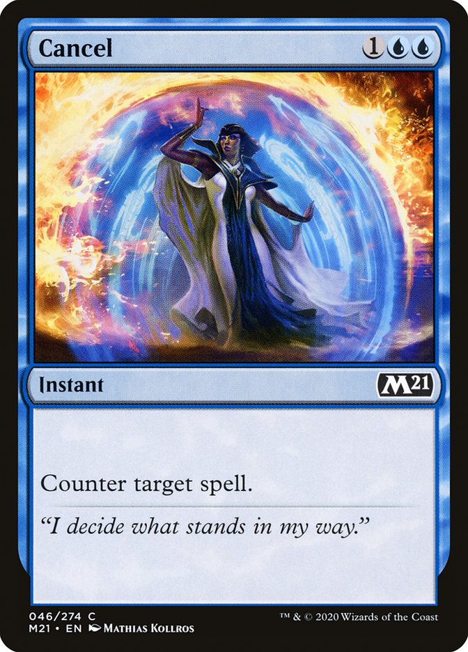 Cancel [Core Set 2021] | Card Merchant Takapuna