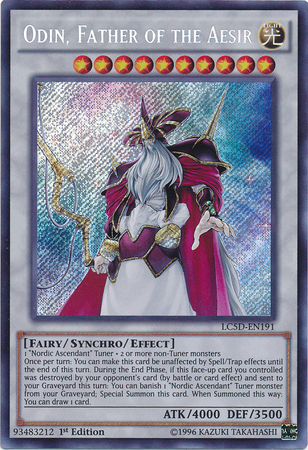 Odin, Father of the Aesir [LC5D-EN191] Secret Rare | Card Merchant Takapuna