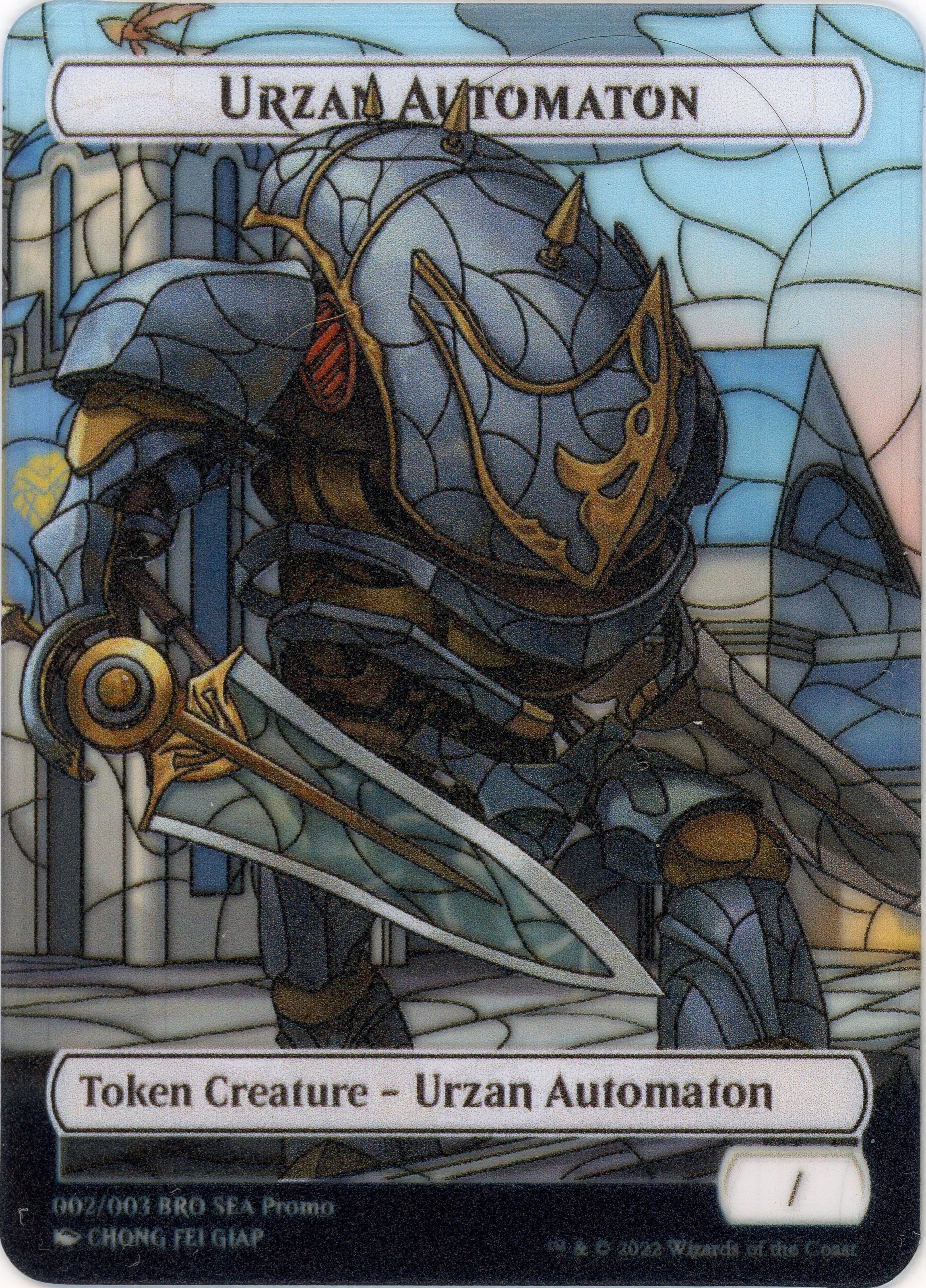 Urzan Automaton Token (SEA Exclusive) [The Brothers' War Tokens] | Card Merchant Takapuna