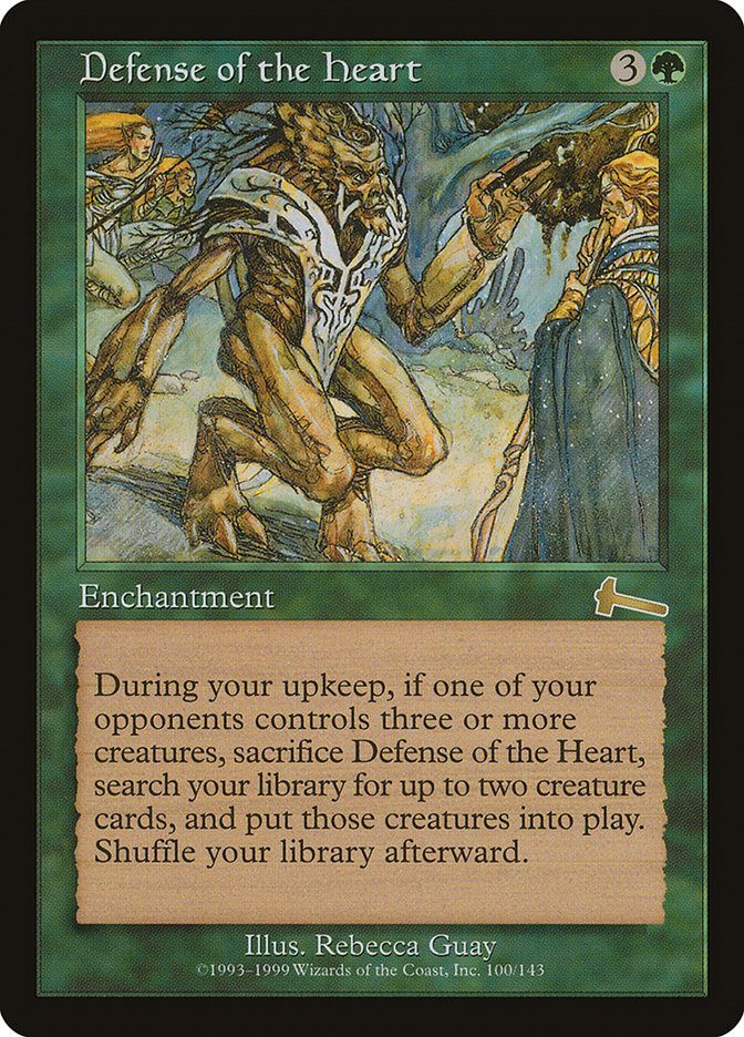 Defense of the Heart [Urza's Legacy] | Card Merchant Takapuna