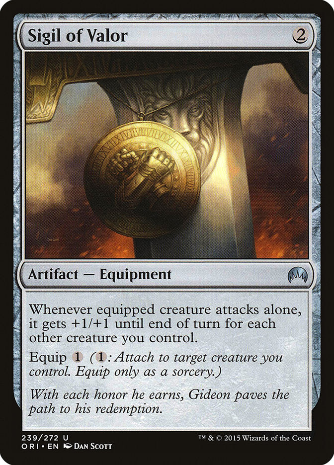 Sigil of Valor [Magic Origins] | Card Merchant Takapuna