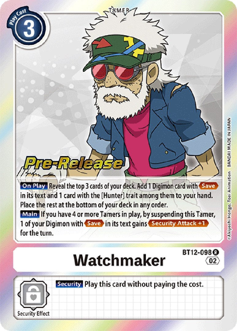 Watchmaker [BT12-098] [Across Time Pre-Release Cards] | Card Merchant Takapuna