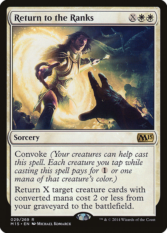 Return to the Ranks [Magic 2015] | Card Merchant Takapuna