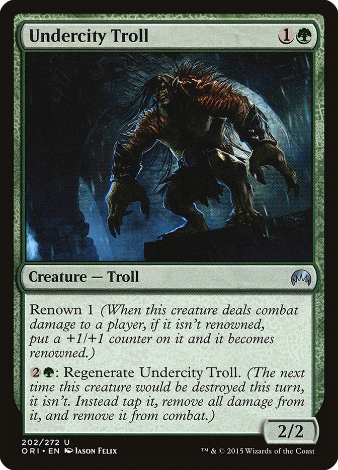 Undercity Troll [Magic Origins] | Card Merchant Takapuna