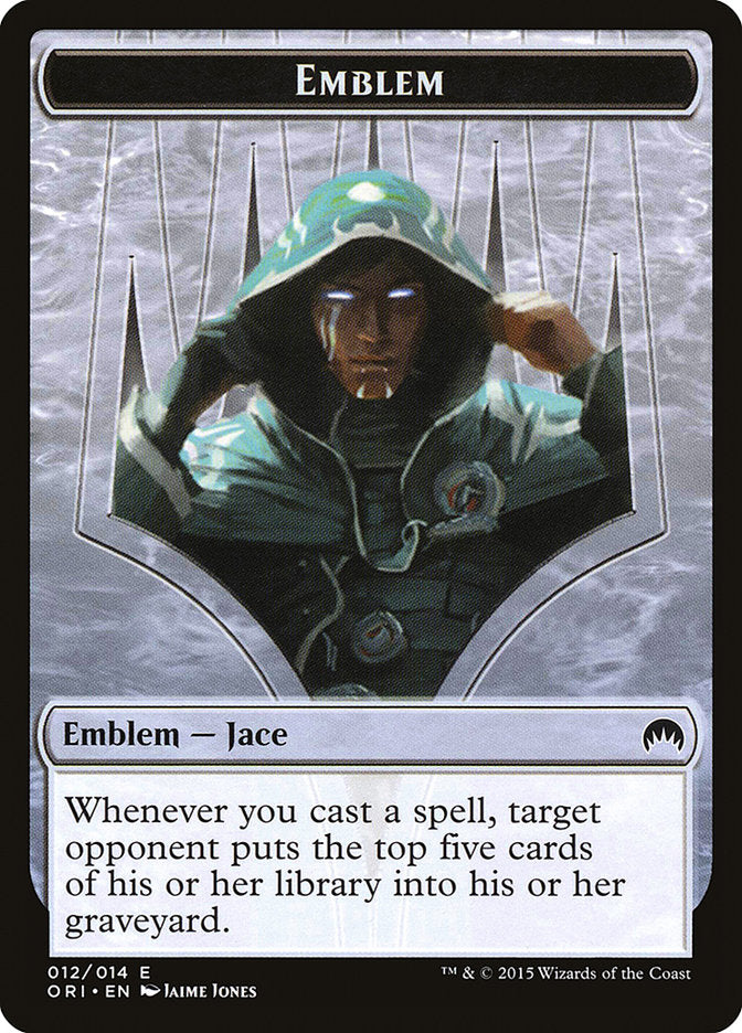 Jace, Telepath Unbound Emblem [Magic Origins Tokens] | Card Merchant Takapuna