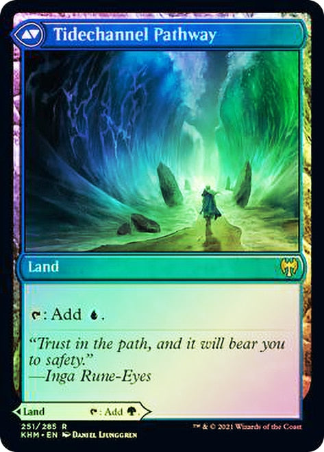 Barkchannel Pathway // Tidechannel Pathway [Kaldheim Prerelease Promos] | Card Merchant Takapuna