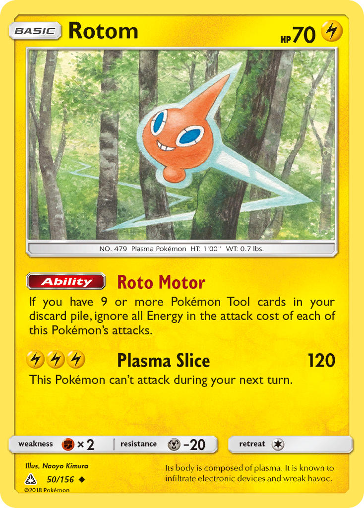 Rotom (50/156) [Sun & Moon: Ultra Prism] | Card Merchant Takapuna