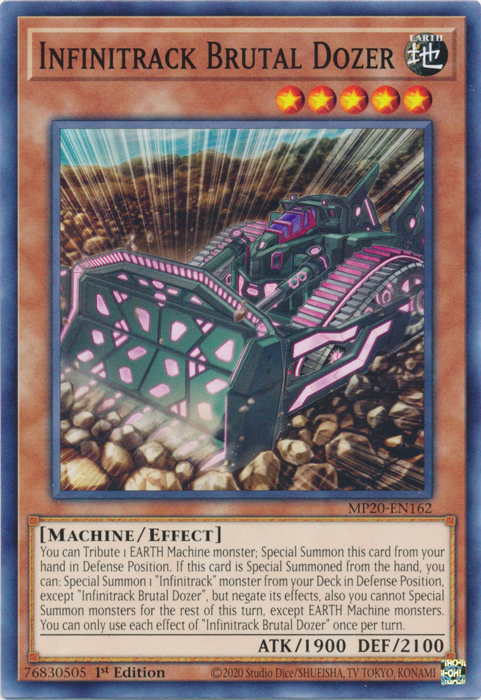 Infinitrack Brutal Dozer [MP20-EN162] Common | Card Merchant Takapuna