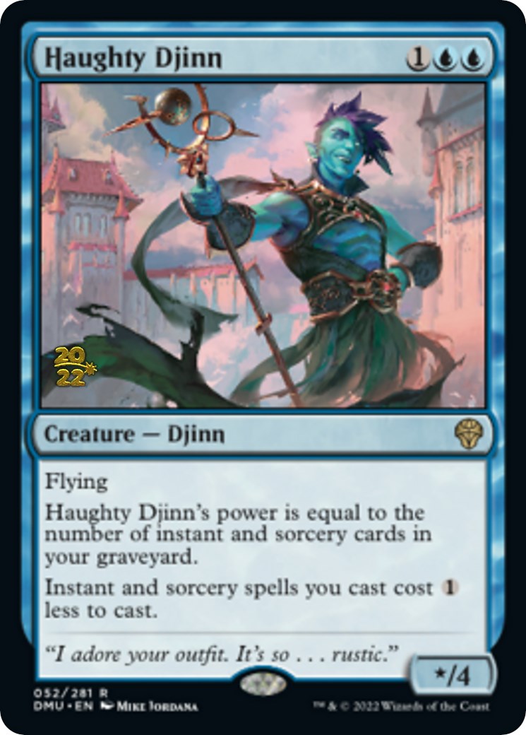 Haughty Djinn [Dominaria United Prerelease Promos] | Card Merchant Takapuna