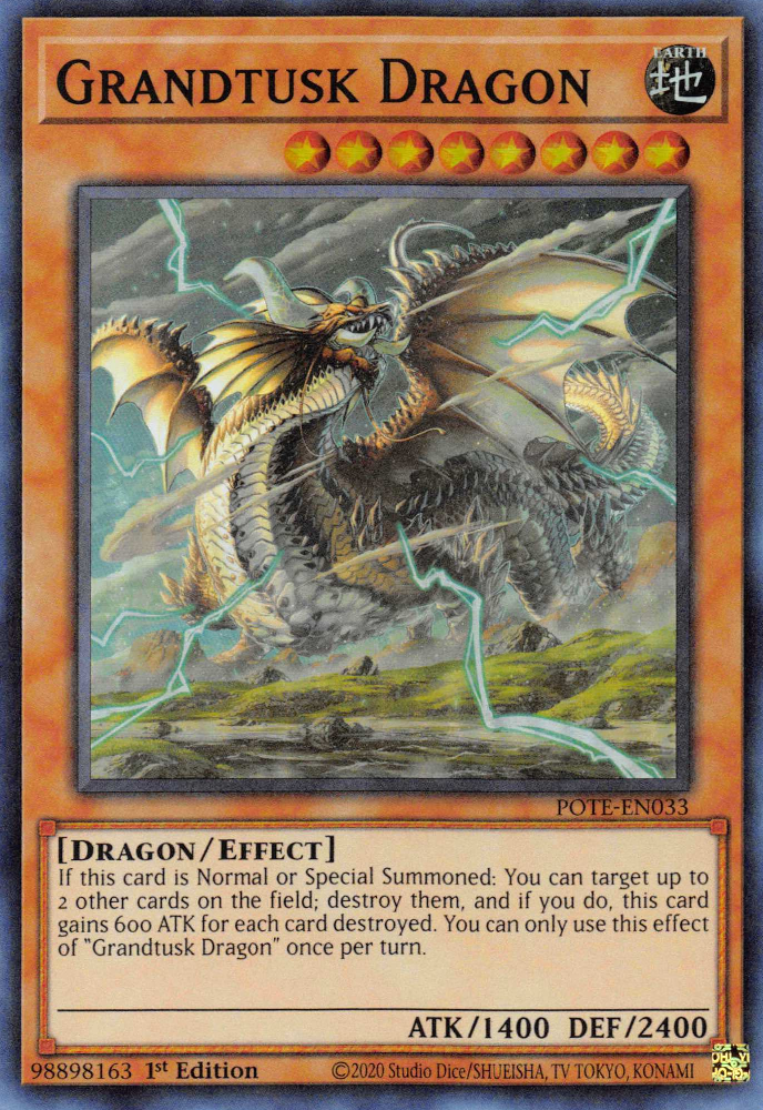 Grandtusk Dragon [POTE-EN033] Super Rare | Card Merchant Takapuna