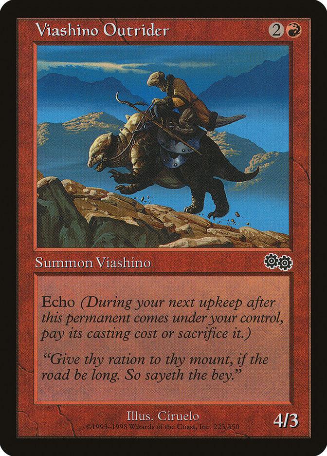 Viashino Outrider [Urza's Saga] | Card Merchant Takapuna