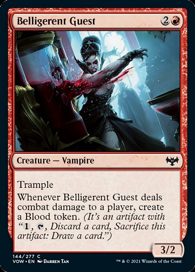 Belligerent Guest [Innistrad: Crimson Vow] | Card Merchant Takapuna