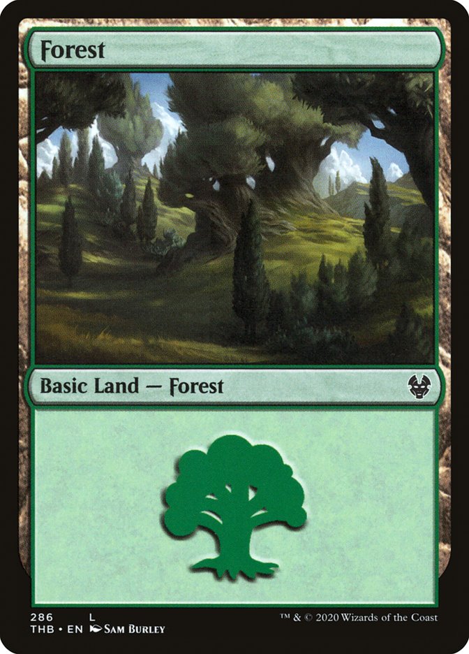 Forest (286) [Theros Beyond Death] | Card Merchant Takapuna