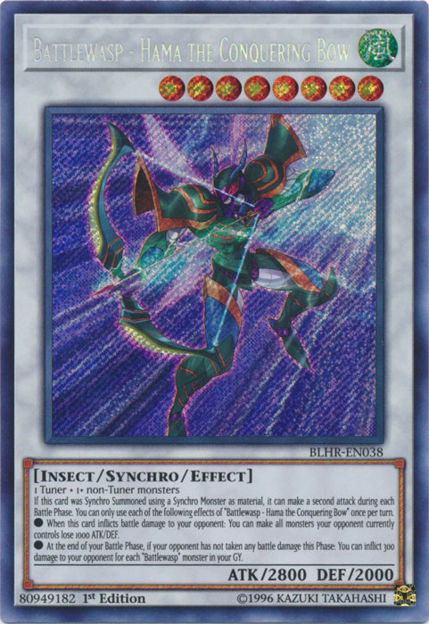 Battlewasp - Hama the Conquering Bow [BLHR-EN038] Secret Rare | Card Merchant Takapuna