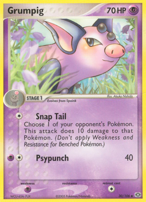 Grumpig (30/106) [EX: Emerald] | Card Merchant Takapuna