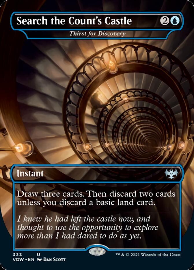 Thirst for Discovery - Search the Count's Castle [Innistrad: Crimson Vow] | Card Merchant Takapuna