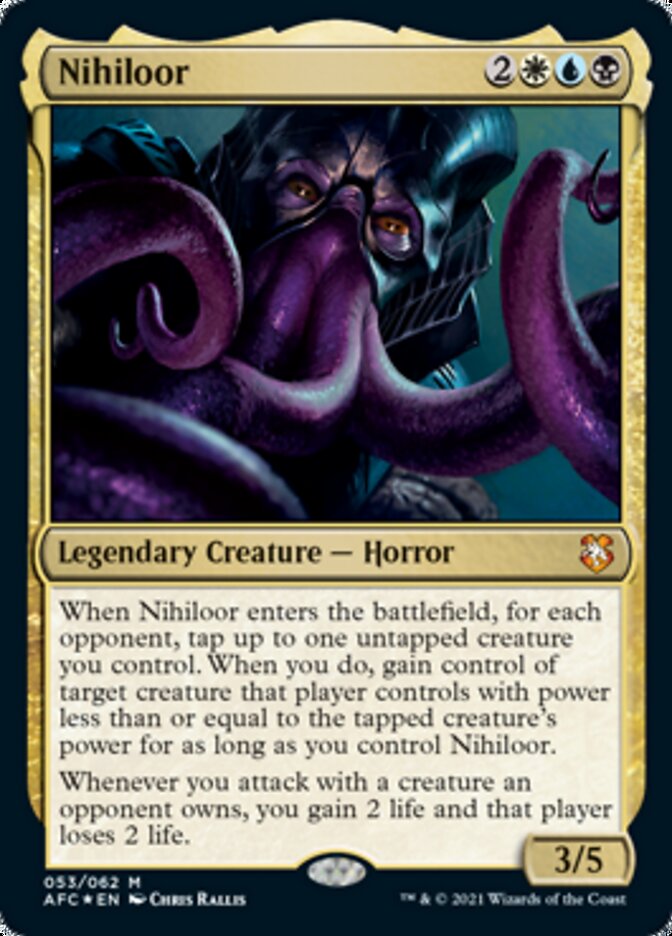 Nihiloor [Dungeons & Dragons: Adventures in the Forgotten Realms Commander] | Card Merchant Takapuna