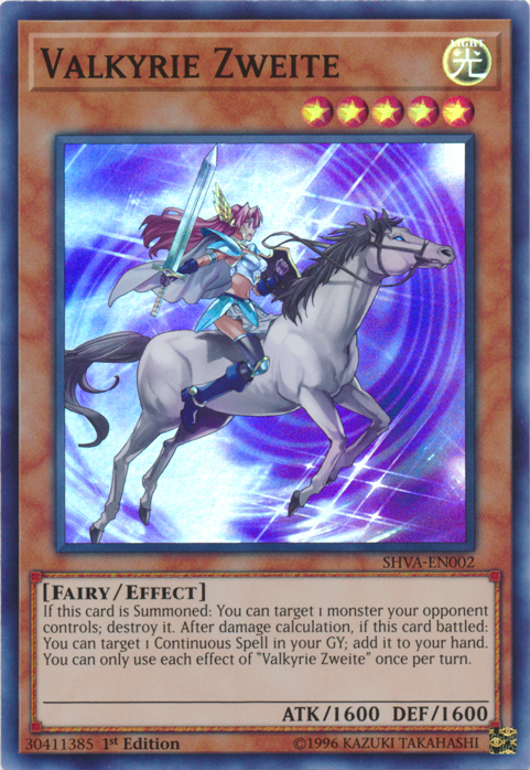 Valkyrie Zweite [SHVA-EN002] Super Rare | Card Merchant Takapuna