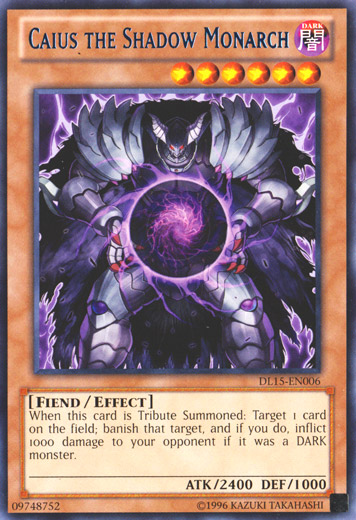 Caius the Shadow Monarch (Blue) [DL15-EN006] Rare | Card Merchant Takapuna